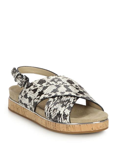 michael kors flat shoes for sale|michael kors snakeskin flats.